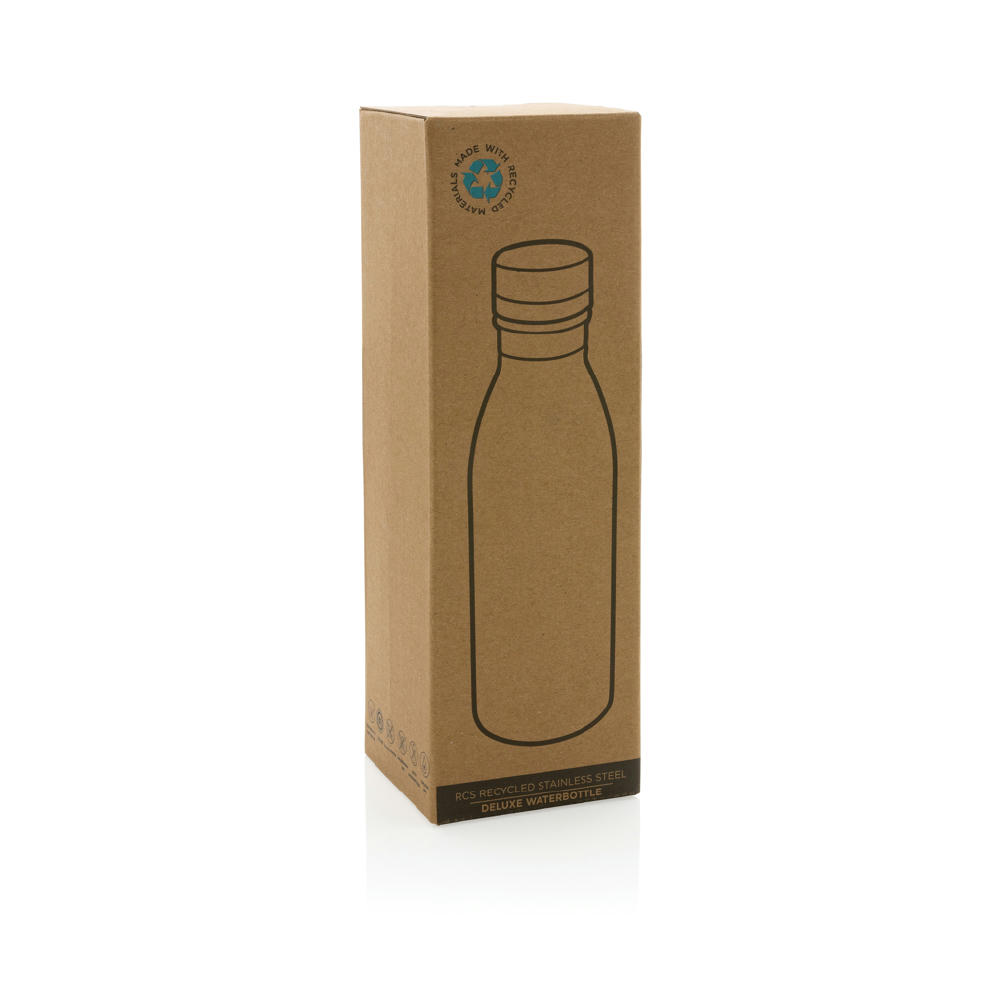 Deluxe Wasserflasche aus RCS recyceltem Stainless-Steel Werbeartikel