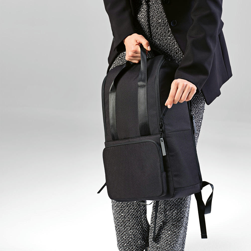 Bucharest Laptop Rucksack 18L rPET 600D Werbeartikel