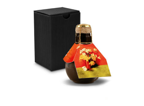 Product image Kleinste Sektflasche der Welt! Blumengesteck - Inklusive Geschenkkarton in Gelb, 125 ml Werbeartikel