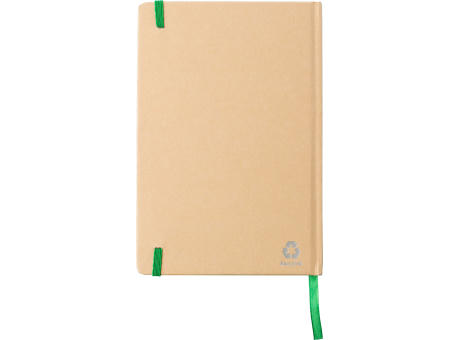 Notizbuch aus recyceltem Papier (A5) Gianni Werbeartikel