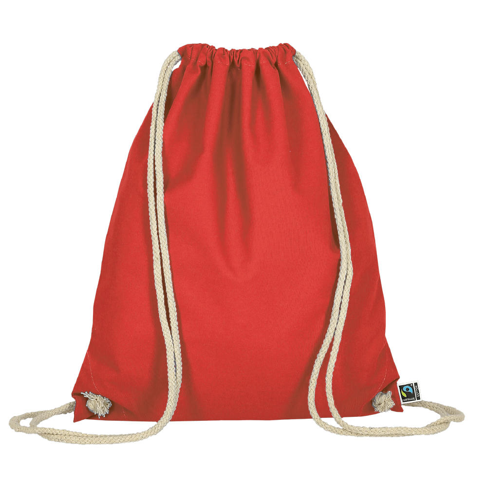 T15021-TEXXILLA Turnbeutel aus Fairtrade-zertifizierter Baumwolle, ca. 140 g/m², ca. 38 x 46 cm Werbeartikel