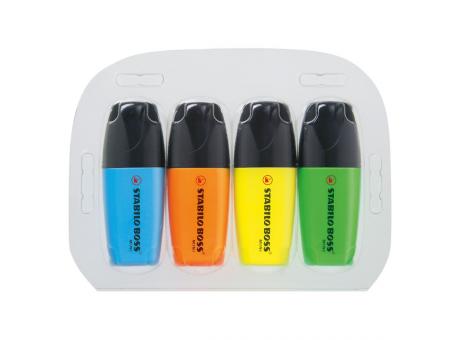 Product image STABILO BOSS MINI 4er-Set Leuchtmarkierer Werbeartikel