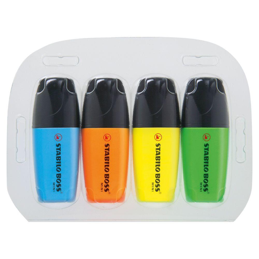Product image STABILO BOSS MINI 4er-Set Leuchtmarkierer Werbeartikel
