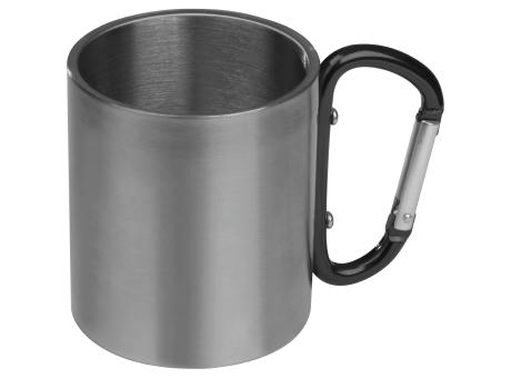 Product image Tasse aus Metall mit Karabinerhaken, 200ml bedrucken