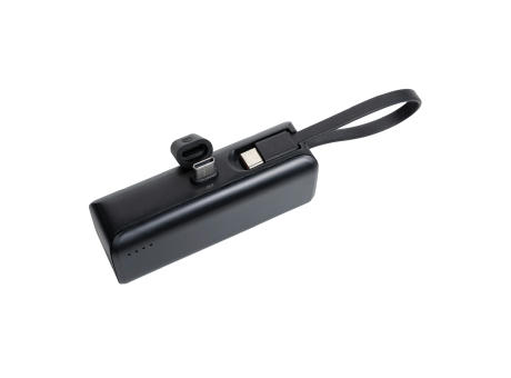 Powerlink 3000mah Powerbank aus RCS rPlastic mit USB-C Kabel bedrucken