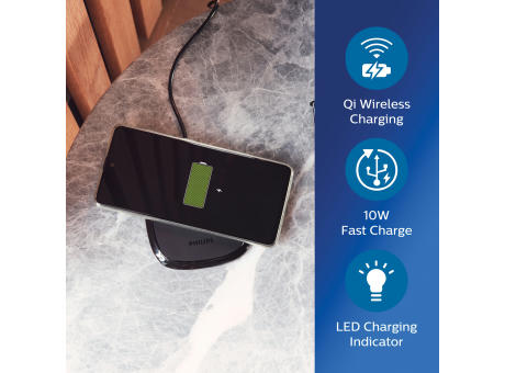 Philips 10W Qi Wireless-Charger Werbeartikel