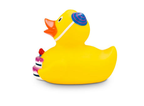 Werbeente Tobi Tortenquak Werbeartikel