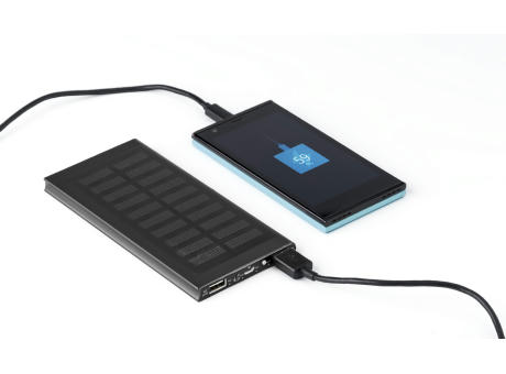 Solar-Aufladegerät aus Kunststoff Adriana Werbeartikel