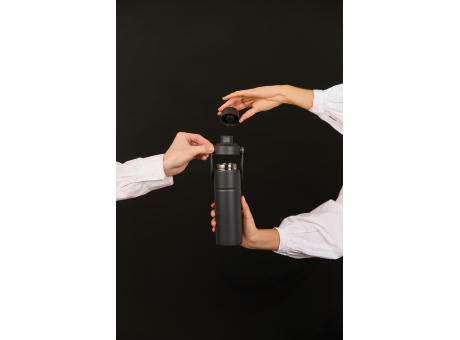 VINGA Baltimore Trek RCS recycelte SS Flasche 600ml Werbeartikel