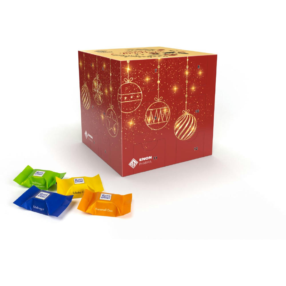 Product image Ritter Sport Adventskalender "Würfel" Eco Werbeartikel