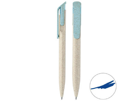 Grundfarbe beige, Zusatzfarbe hellblau