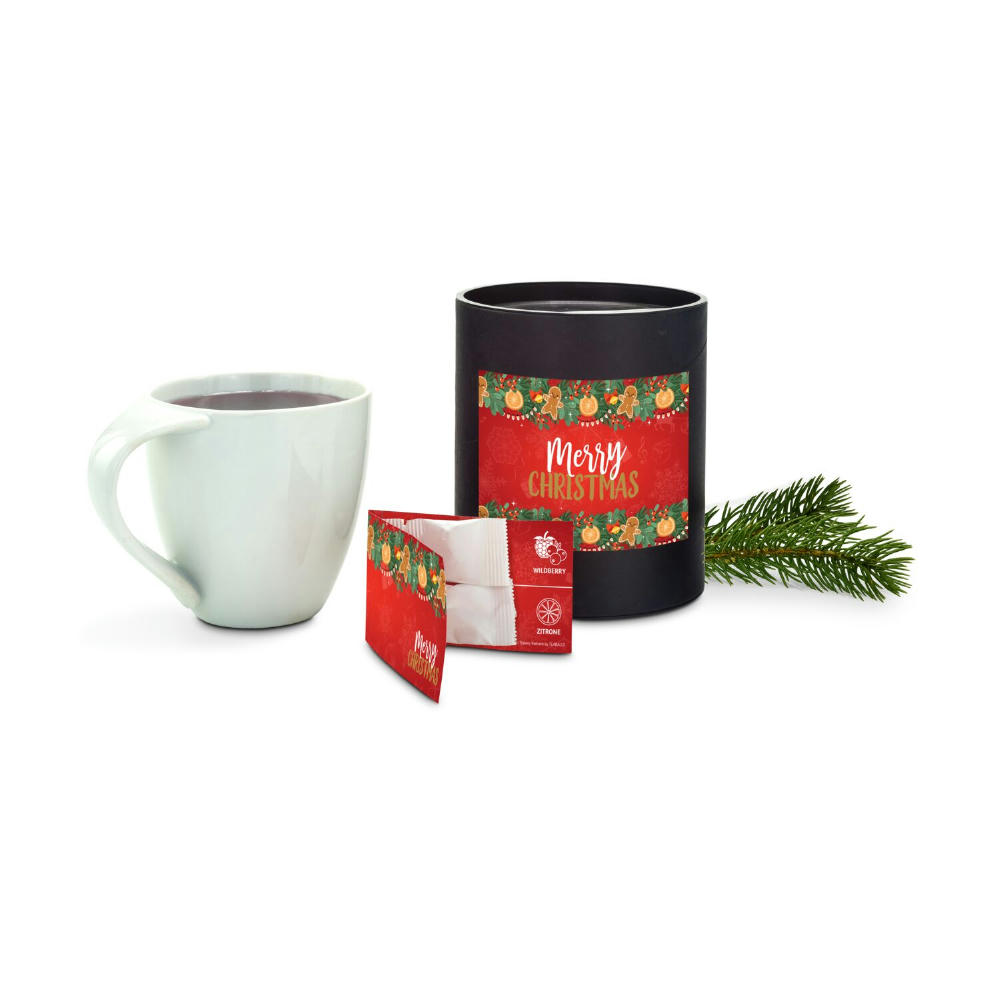 Geschenkset / Präsenteset: Weihnachtliche Teestunde Werbeartikel