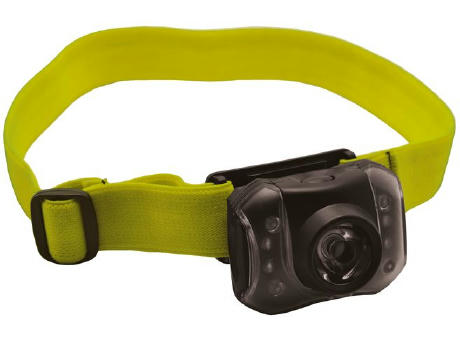 Elastisches Band für Stirnlampe 'Orkanger', grün Werbeartikel