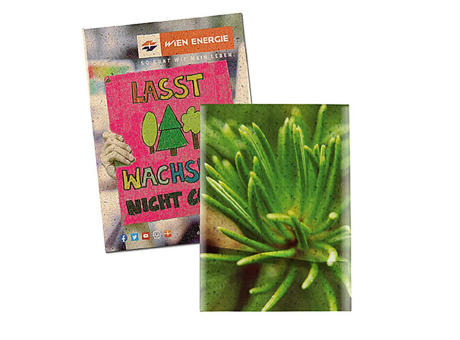 Product image Samentütchen Klein - Graspapier - Basilikum Werbeartikel