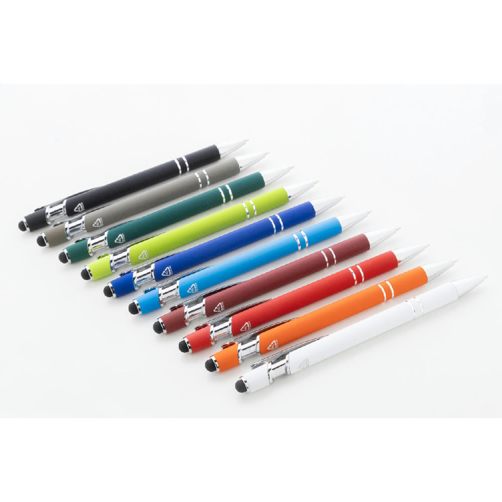 Touchpen-Kugelschreiber Tonnel Soft Werbeartikel