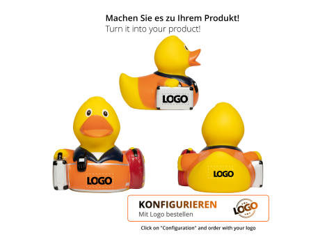 Quietsche-Ente Rettungssanitäter Werbeartikel