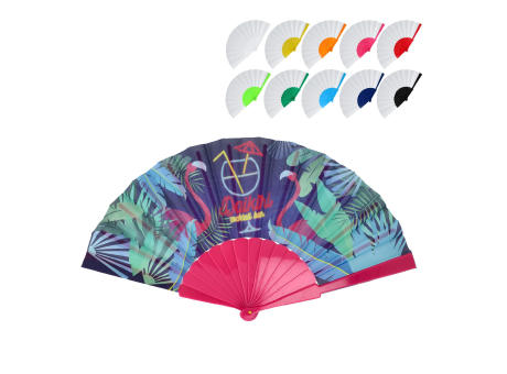 Fächer aus Kunststoff Werbeartikel