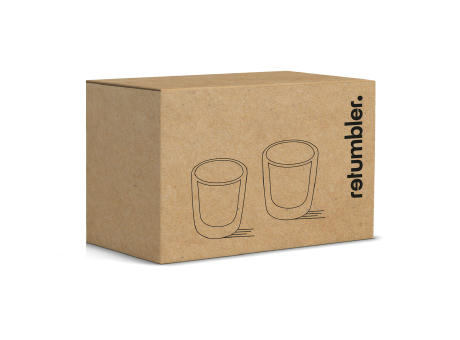Thermo Espressobecher RETUMBLER-DUOSHOT GLASS bedrucken
