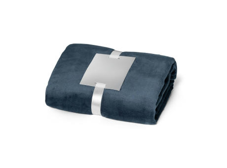 DYLEAF. Fleecedecke (240 g/m²) mit Personalisierungskarte Werbeartikel