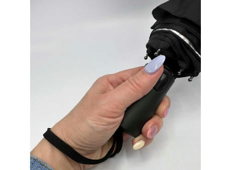 Taschenschirm BLACK EDITION, inkl. 4c Digitaltransferdruck bedrucken