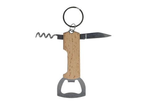 Product image Bambus Wein & Flaschenöffner Schlüsselanhänger bedrucken