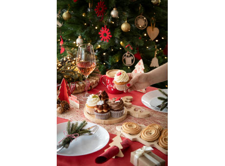 Weihnachtlicher Snackteller Kongle Werbeartikel