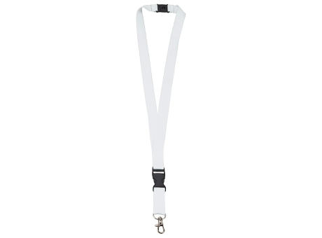 Polyester-Schlüsselband 20mm mit Schnalle und Haken bedrucken