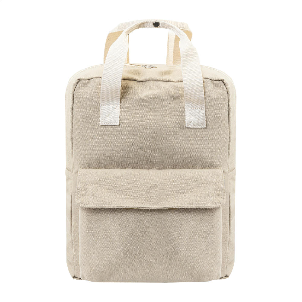 Rucksack aus recyceltem Canvas Rekan Back Werbeartikel