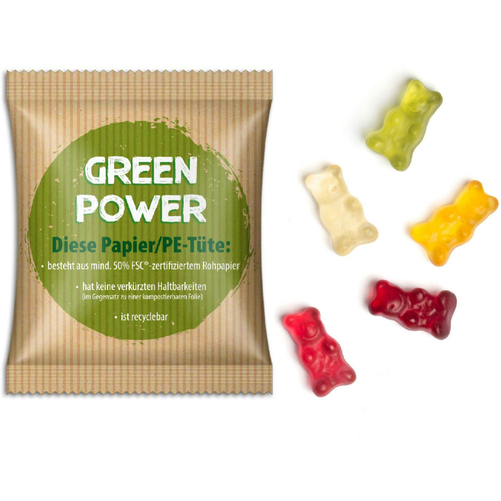 Gummibärchen vegan Werbeartikel