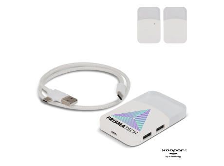 2598 | Xoopar iLo Mini Hub– 4 in 1 Adapter – USB 2.0 Data Transfer - Splitter Werbeartikel