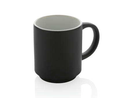 Stapelbare Keramiktasse, 180ml bedrucken