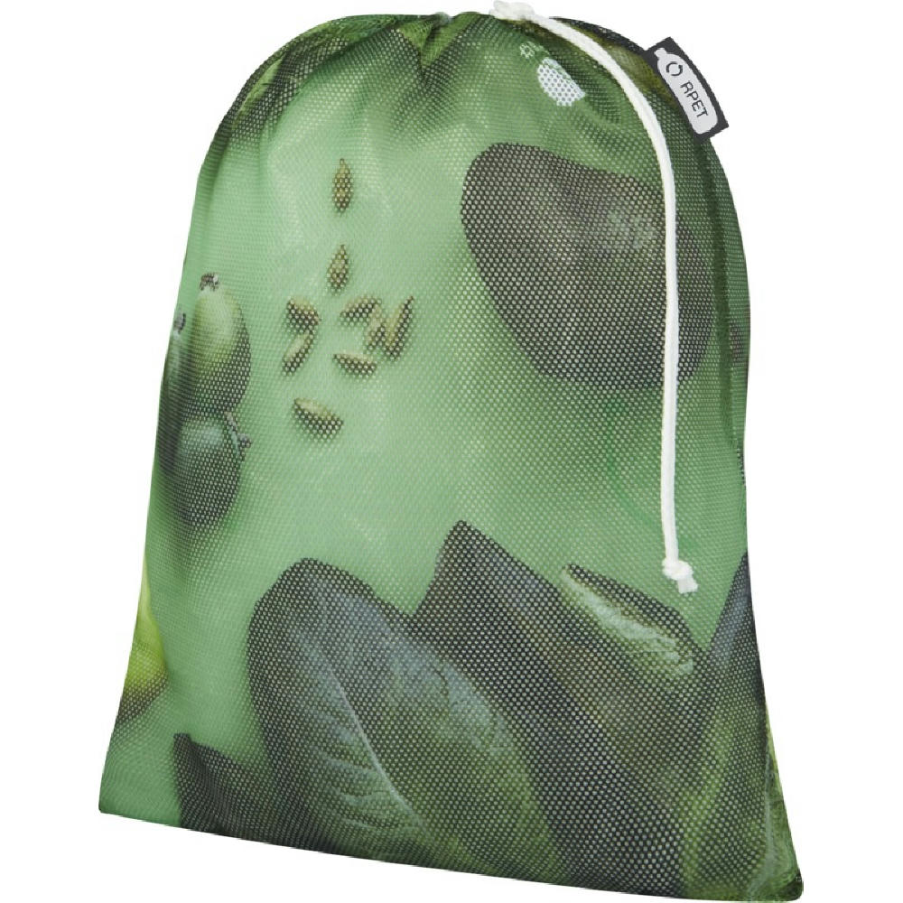 Product image recycelter Polyester-Zuziehbeutel, 30 x 41 cm Werbeartikel