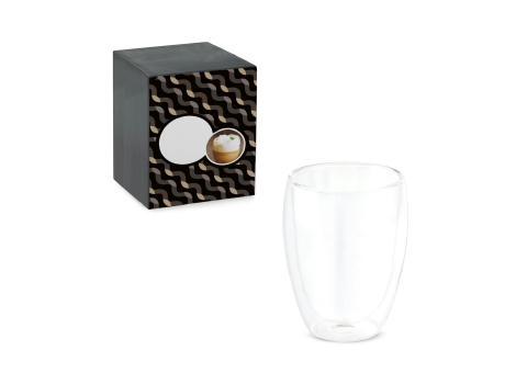 MACHIATO CUP. Becher aus Borosilikatglas 350 mL Werbeartikel