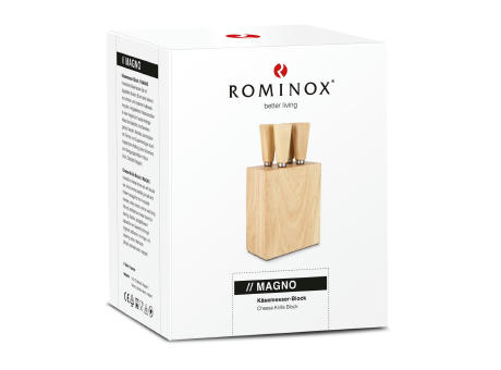 ROMINOX® Käsemesser-Block // Magno Werbeartikel