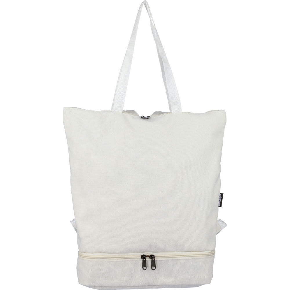 Recyceltes Poly-Baumwollgewebe (330 g/m2) Rucksack Osric Werbeartikel