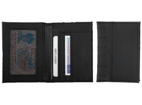 Product image CreativDesign® Ausweistasche "Square" schwarz bedrucken