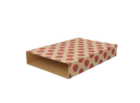 Individueller Pappschuber aus Kraftpapier CreaSleeve Kraft 331 bedrucken