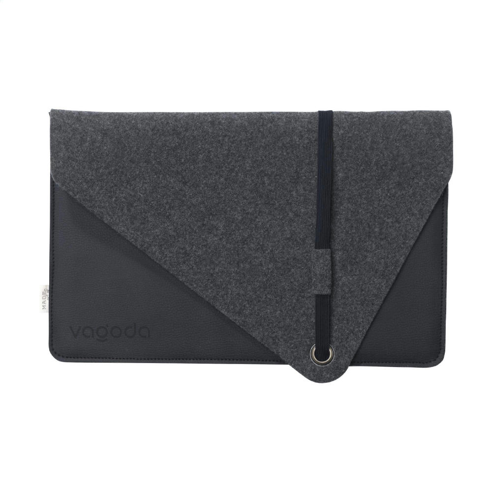 Product image Recycled Felt & Apple Leather Laptop Sleeve 15/16" Werbeartikel