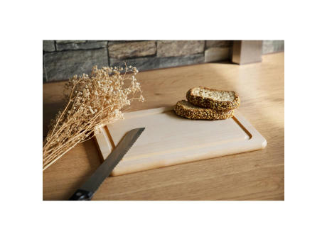 Schneidbrett "Woody" Rechteck, mittel Werbeartikel