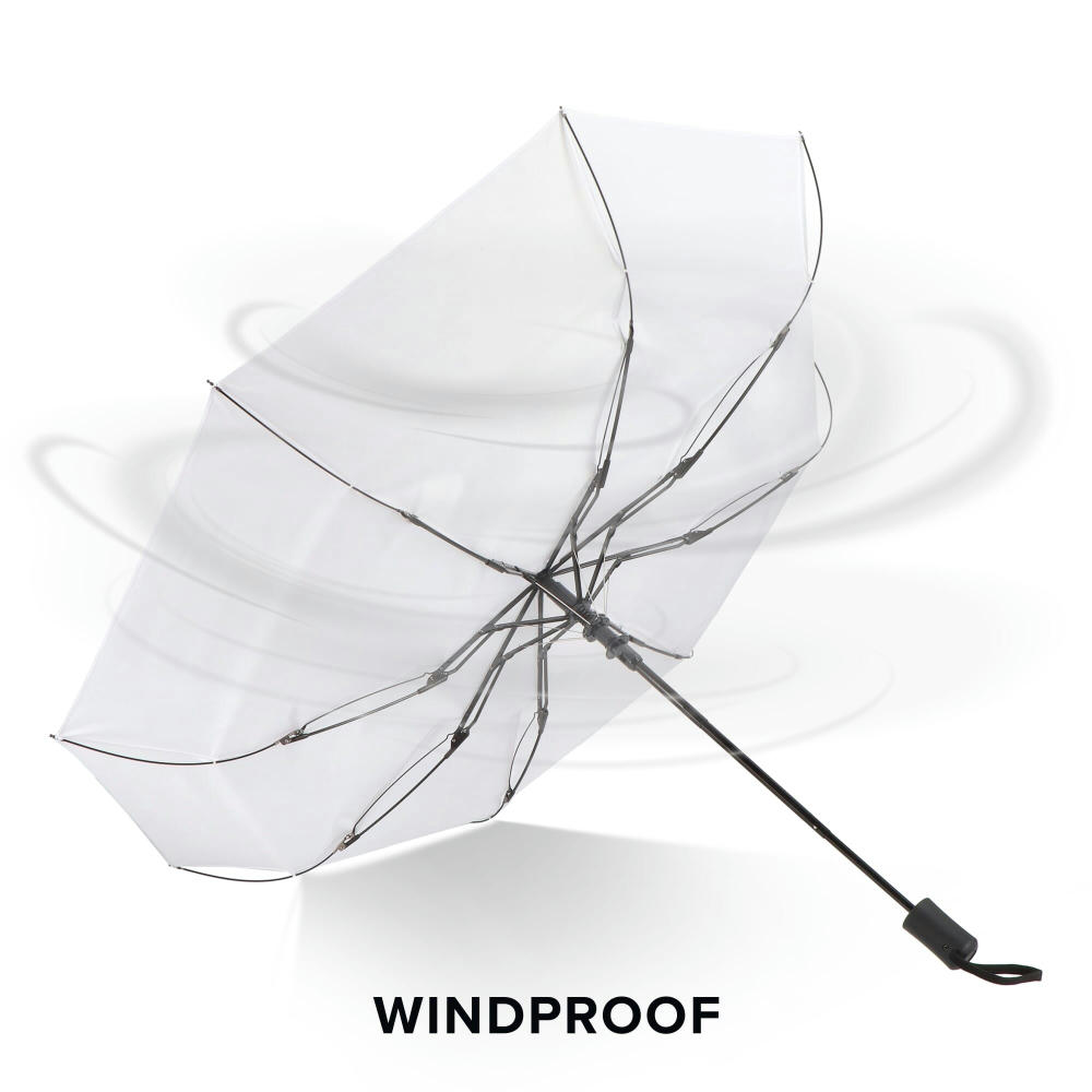 Daintree 190T Pongee 21.5" Faltbarer windproof Regenschirm Auto open Werbeartikel
