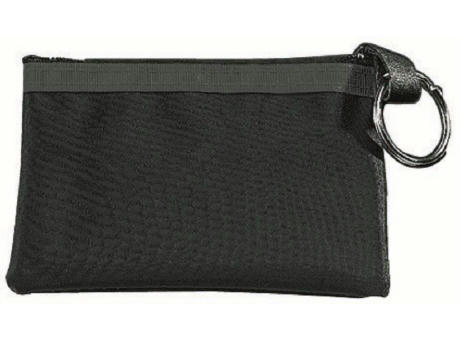 CreativDesign® Schlüsseltasche "Nylon" schwarz Werbeartikel