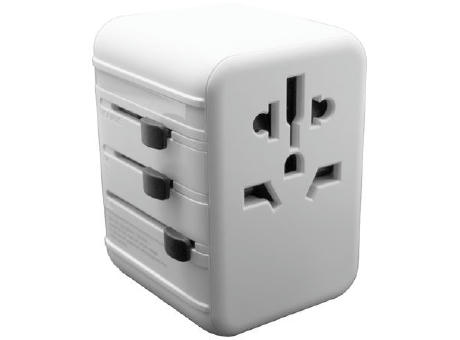 Universeller Reiseadapter 'Tacoma' Werbeartikel