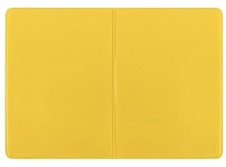 CreativDesign® Ausweistasche "2-fach" Normalfolie gelb Werbeartikel