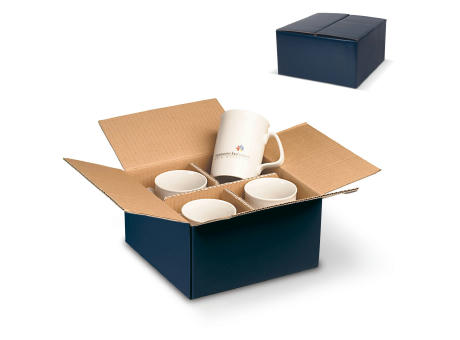 Verpackung für 4 Tassen  bedrucken