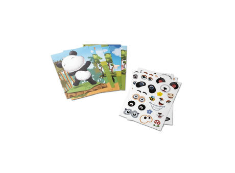 Product image MADAGASCAR. Sticker-Set mit sechs Blättern Werbeartikel