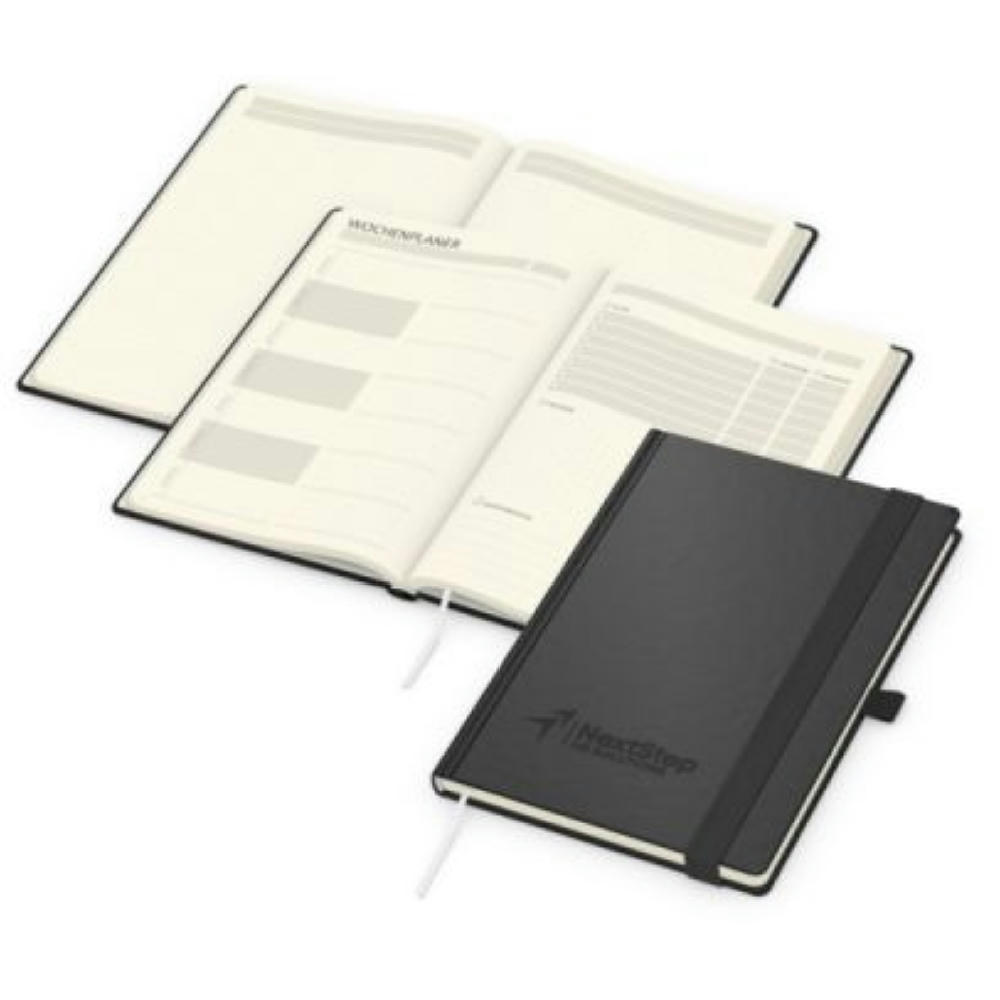 Notizbuch Hardcover orgaLine Mainbook Wochenplaner To-dos Prioritäten Ideen Werbeartikel