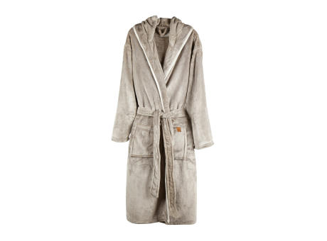 VINGA Louis Luxus Plüsch GRS rPET Bademantel Größe L/XL bedrucken