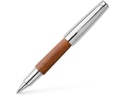 Product image E-Motion Holz / Metall Birnbaum braun Tintenroller Werbeartikel