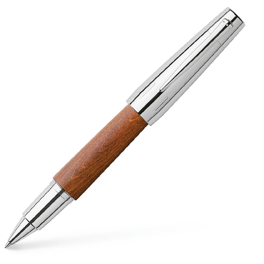 Product image E-Motion Holz / Metall Birnbaum braun Tintenroller Werbeartikel
