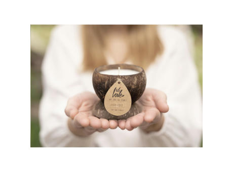 We Love The Planet Coconut Candle Kerze Werbeartikel